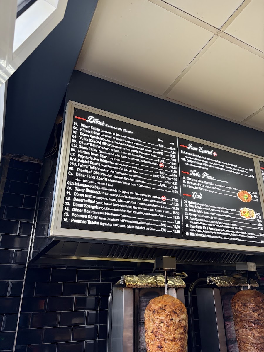 Menu Restaurant Irem - Döner & Pizzeria-3